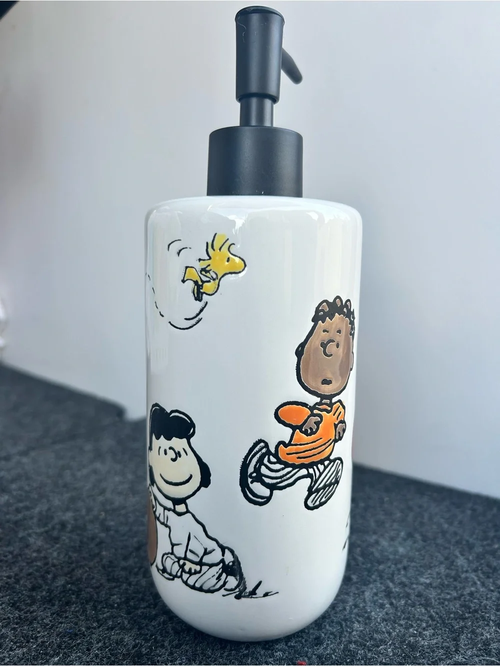 Peanuts Snoopy Charlie Brown Football Soap Dispenser